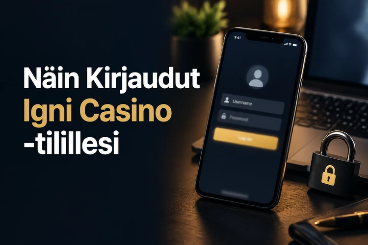 Näin Kirjaudut Igni Casino -tilillesi