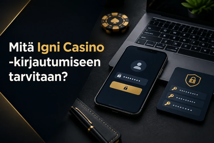 Mitä Igni Casino -kirjautumiseen tarvitaan?