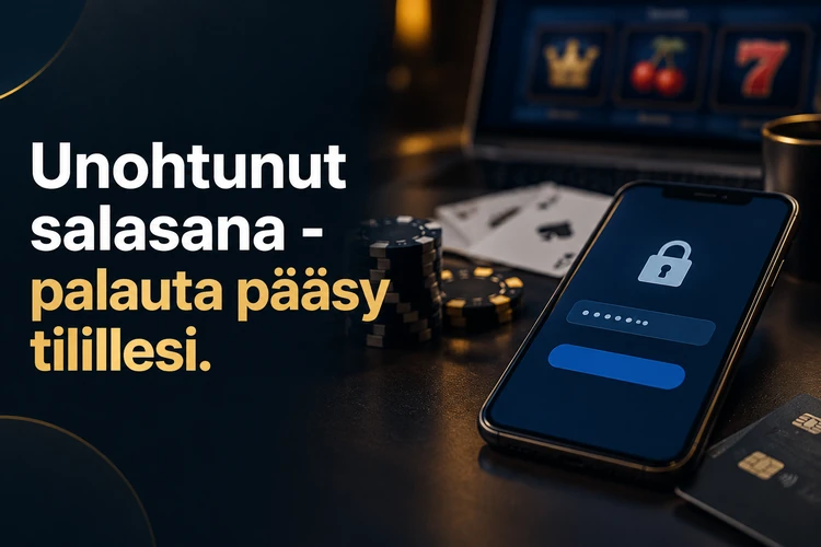 Unohtunut salasana - palauta pääsy tilillesi